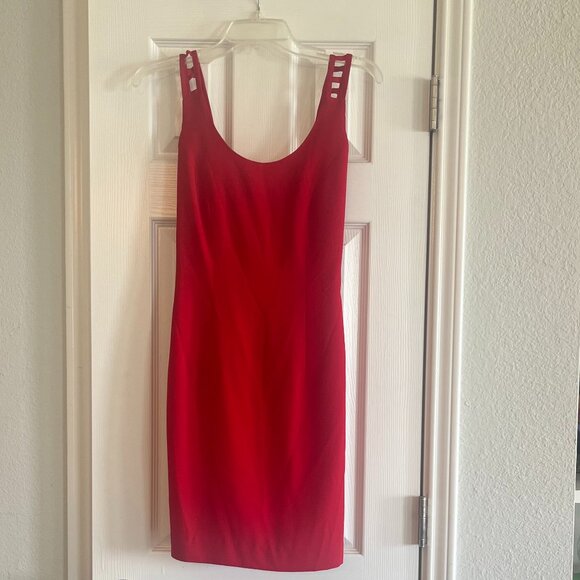 Rex Lester Red Dress - Size 2 - Picture 1 of 4